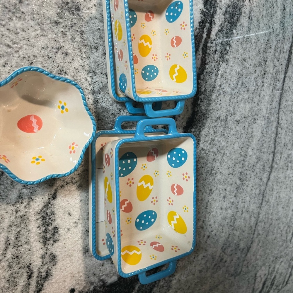 COPY - Temptations Easter Bunny and Egg Ceramic Bakeware Set - Picture 3 of 10